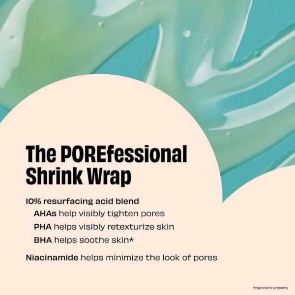 benefit Face The POREfessional: Shrink Wrap Overnight AHA & PHA Pore Treatment 50ml — изображение 9