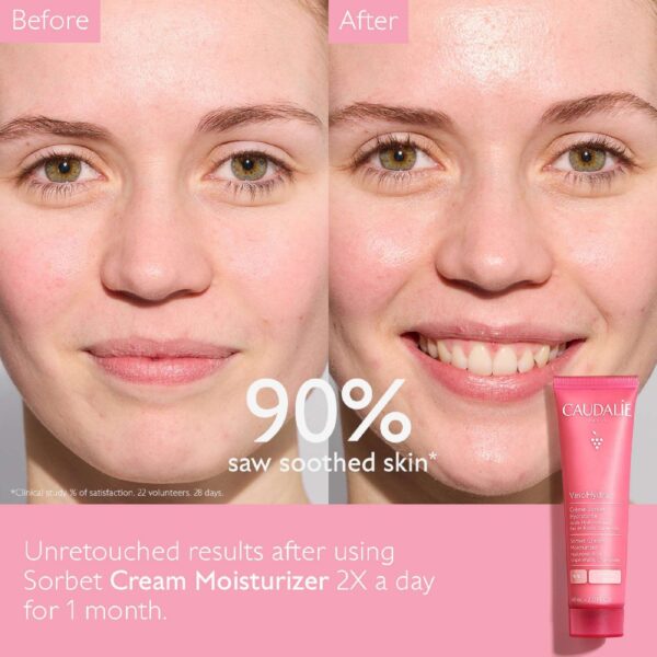Caudalie Face VinoHydra Sorbet Cream Moisturizer 60ml — изображение 3