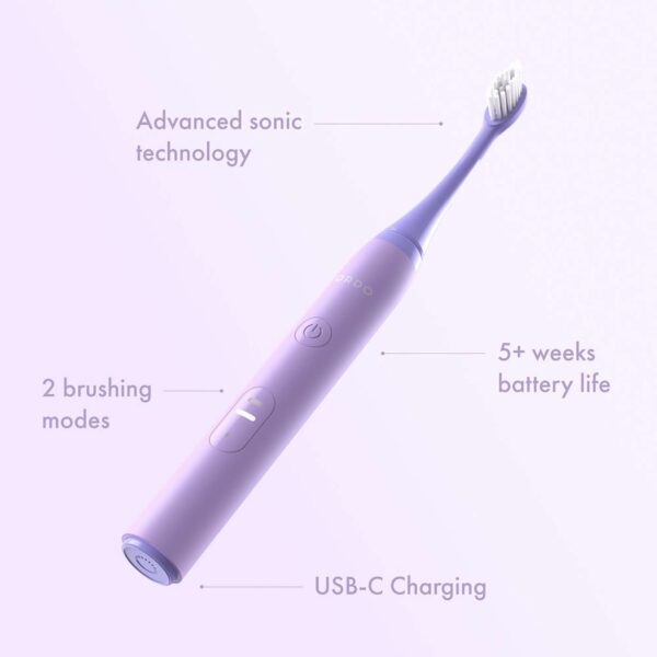 Ordo Sonic Lite Lavender Electric Toothbrush — изображение 6
