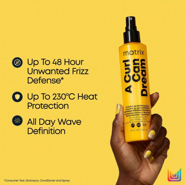 Matrix Total Results A Curl Can Dream Scrunch 'N' Go Defining Spray 150ml - Image 3