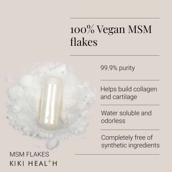 KIKI Health Minerals MSM Flakes 100 Vegicaps — изображение 2