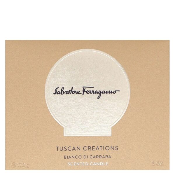 FERRAGAMO Tuscan Creations Bianco Di Cararra Scented Candle 170g - Image 2