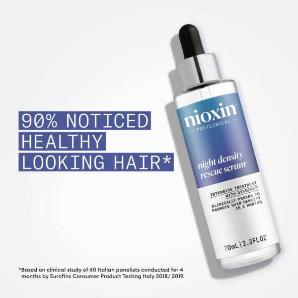 Nioxin Pro Clinical Serums Night Density Rescue, Thickening Serum for Optimised Hair Growth 70ml — изображение 3