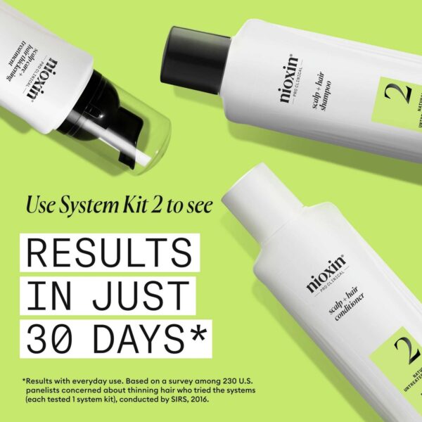 Nioxin Pro Clinical System 2 Shampoo for Natural Hair with Progressed Thinning 300ml — изображение 3
