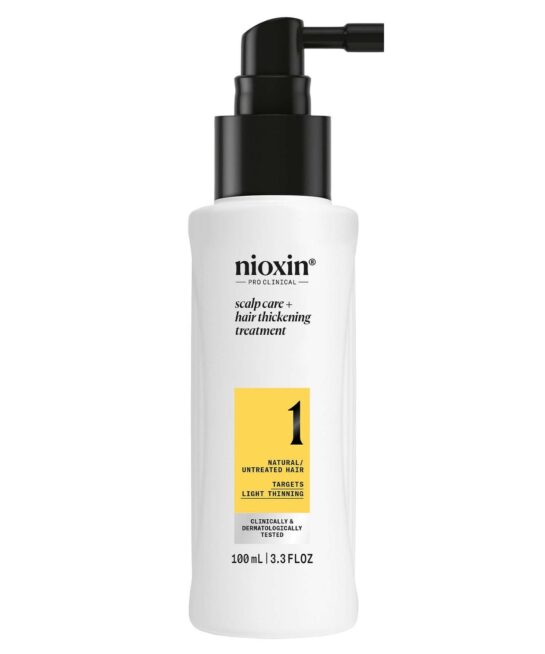 Nioxin Pro Clinical System 1 Leave-In Treatment for Natural Hair with Light Thinning 100ml