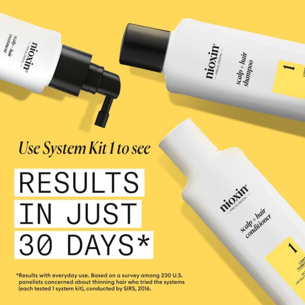 Nioxin Pro Clinical System 1 Leave-In Treatment for Natural Hair with Light Thinning 100ml — изображение 3