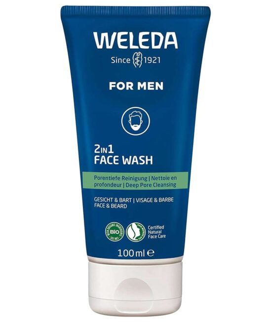 Weleda Men 2in1 Face Beard Wash 100ml
