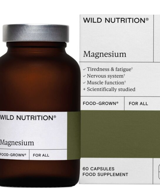 Wild Nutrition Supplements Food-Grown® Magnesium Capsules x 60