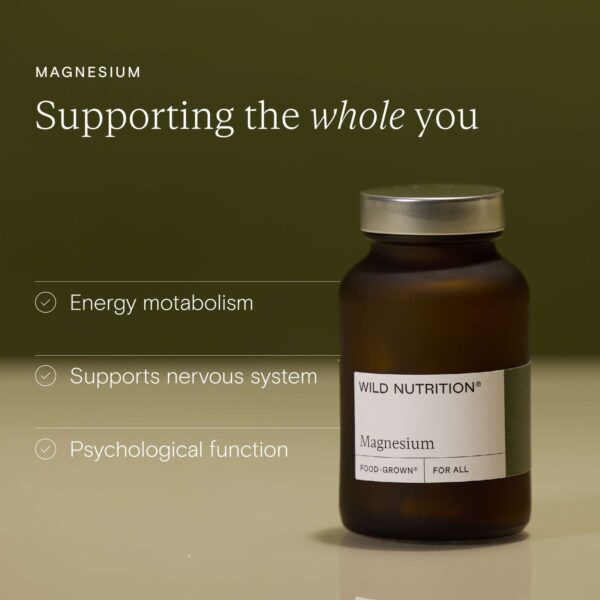 Wild Nutrition Supplements Food-Grown® Magnesium Capsules x 60 — изображение 4