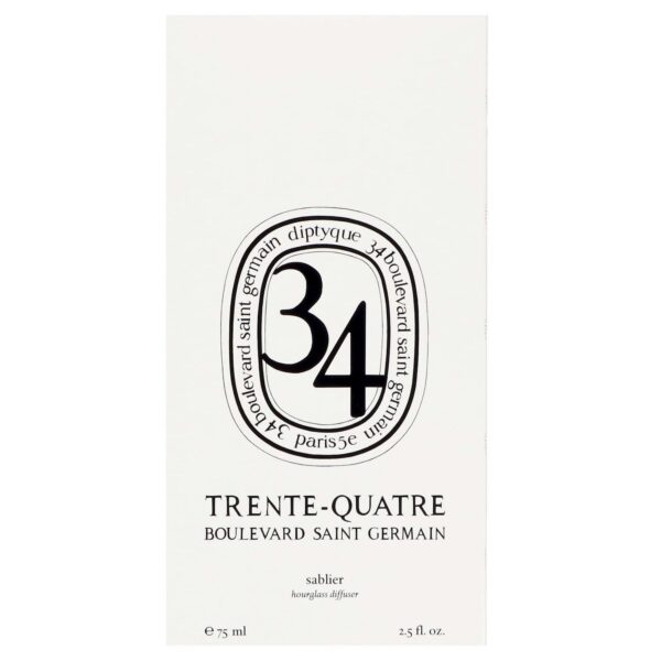 Diptyque 34 Boulevard Saint Germain Hourglass Diffuser 75ml - Image 2