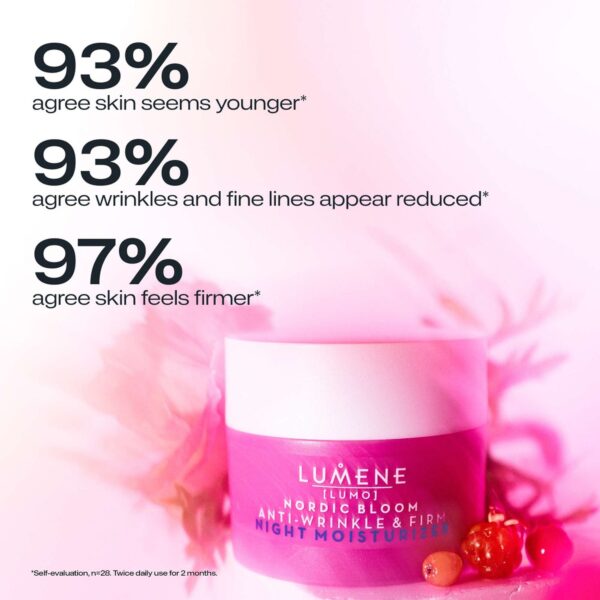 Lumene Nordic Bloom [LUMO] Anti-Wrinkle & Firm Night Moisturiser 50ml - Image 4