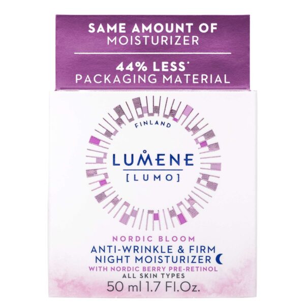 Lumene Nordic Bloom [LUMO] Anti-Wrinkle & Firm Night Moisturiser 50ml - Image 2