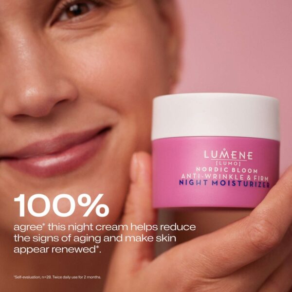 Lumene Nordic Bloom [LUMO] Anti-Wrinkle & Firm Night Moisturiser 50ml - Image 3