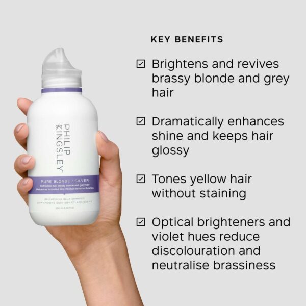 Philip Kingsley Kits Pure Blonde/Silver Shampoo 250ml & Conditioner 200ml Duo (Worth £56.00) — изображение 3