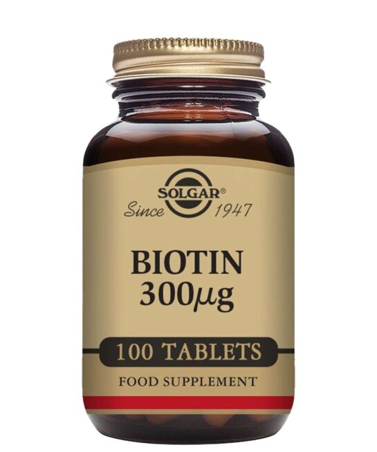 Solgar Vitamins Biotin 300µg Tablets x 100