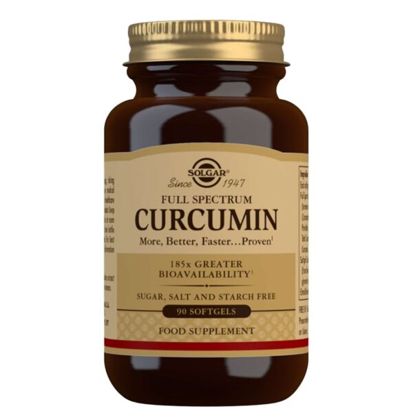 Solgar Antioxidants Full Spectrum Curcumin 185x Softgels x 90