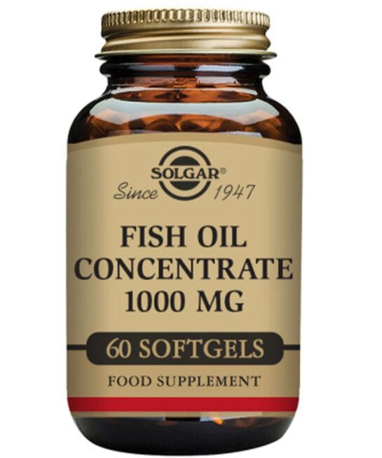 Solgar Omegas & Fatty Acids Fish Oil Concentrate 1000mg Softgels x 60