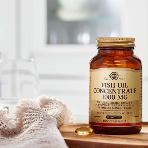 Solgar Omegas & Fatty Acids Fish Oil Concentrate 1000mg Softgels x 60 — изображение 5