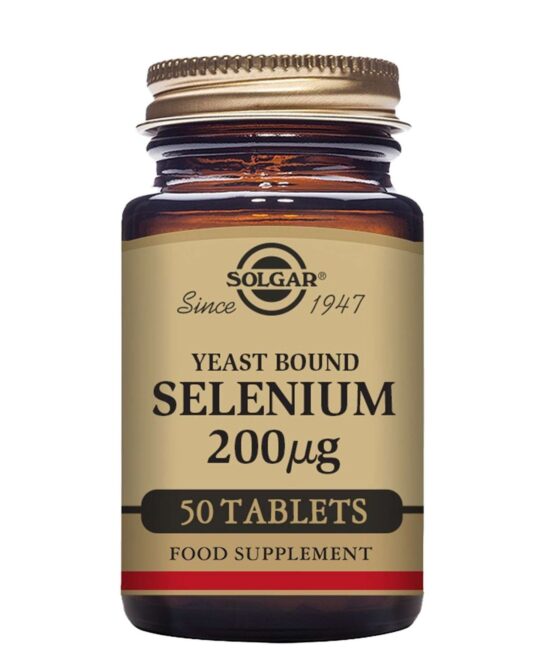 Solgar Minerals Yeast Bound Selenium 200µg Tablets x 50