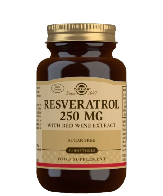 Solgar Antioxidants Resveratrol 250mg Softgels x 30