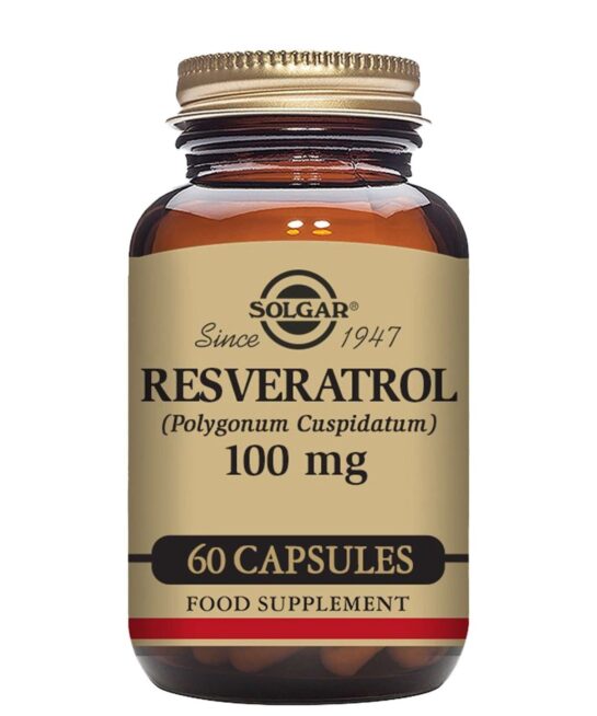 Solgar Antioxidants Resveratrol 100mg Vegetable Capsules x 60