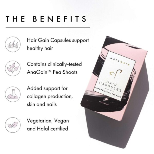 Hair Gain Hair Capsules Duo 2 Month Supply x 120 Capsules — изображение 9