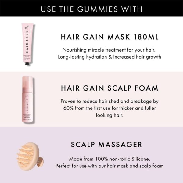 Hair Gain Gummies Duo - 2 Month Supply x 120 Gummies — изображение 8