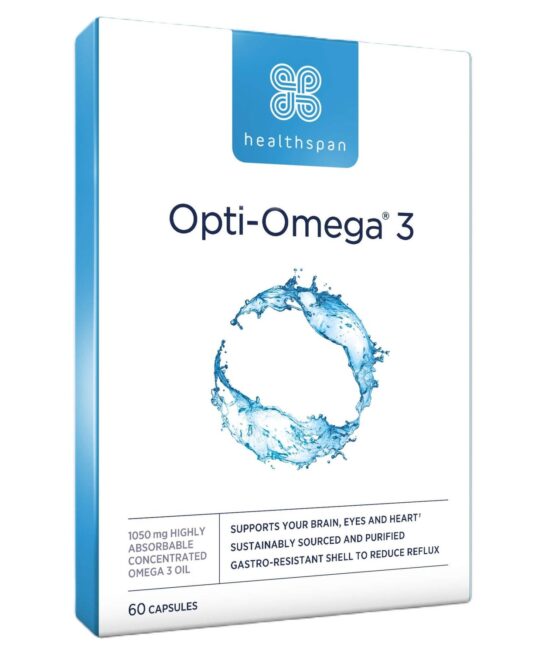 Healthspan Omega 3 Opti−Omega® 3 Capsules x 60