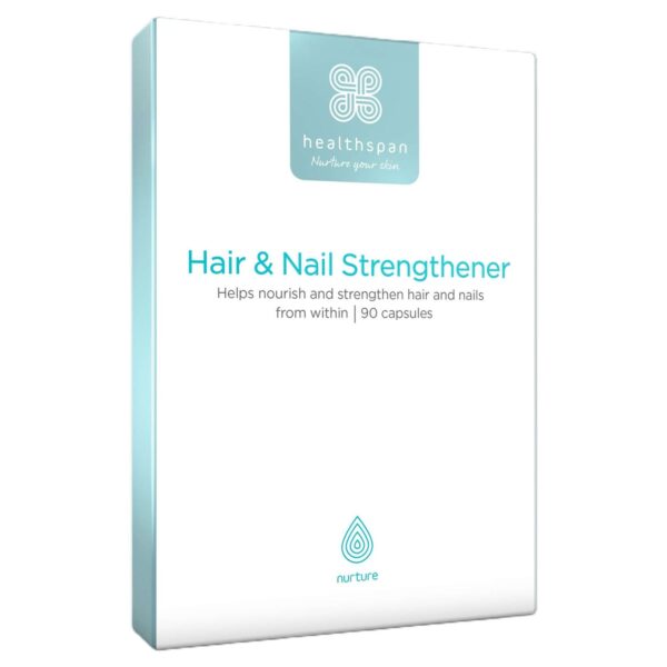 Healthspan Vitamins & Supplements Hair & Nail Strengthener Nutritional Supplement Capsules x 90
