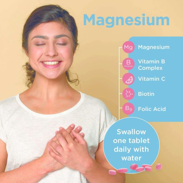 Healthspan Vitamins & Supplements Magnesium Tablets 375mg x 90 — изображение 6