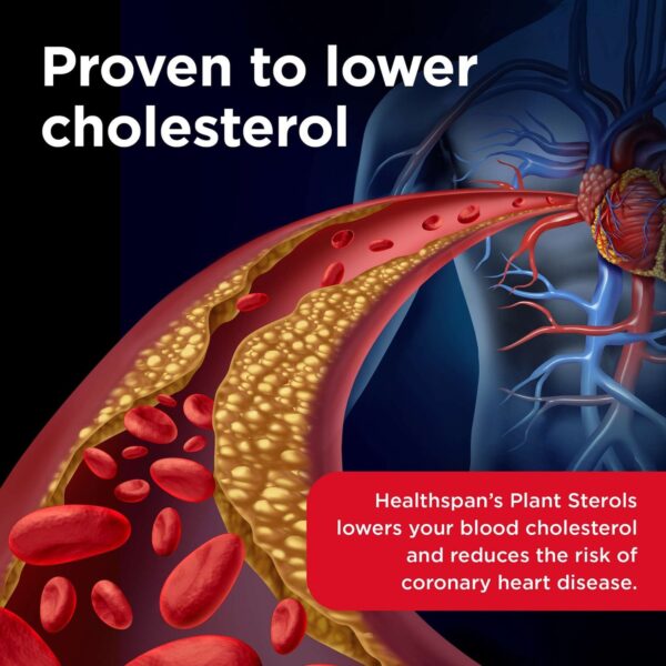 Healthspan Vitamins & Supplements Plant Sterols Cholesterol Support Tablets x 90 — изображение 7