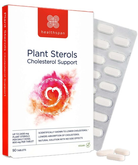 Healthspan Vitamins & Supplements Plant Sterols Cholesterol Support Tablets x 90