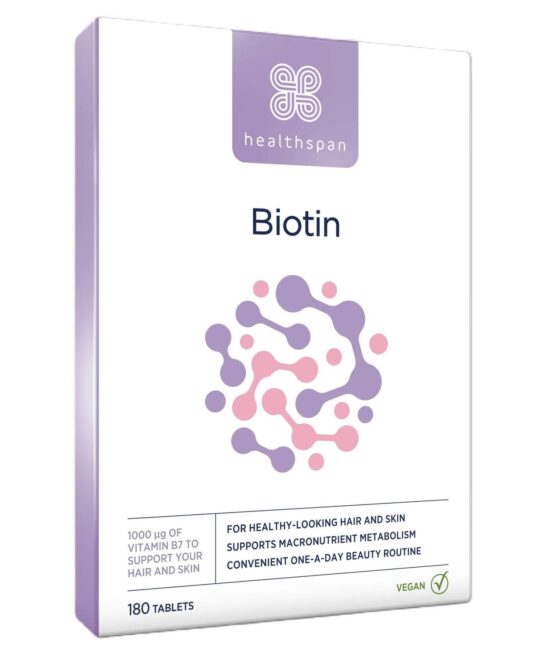 Healthspan Vitamins & Supplements Biotin 1000 µg Tablets x 180