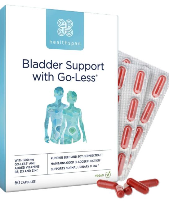 Healthspan Vitamins & Supplements Bladder Support with Go-Less® Capsules x 60