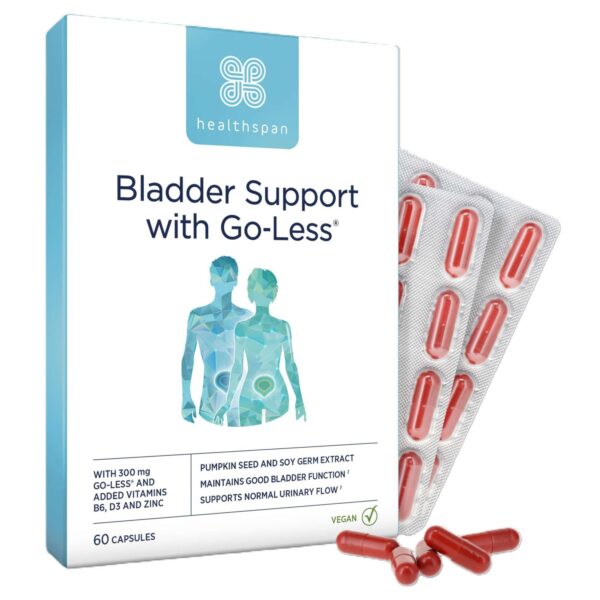 Healthspan Vitamins & Supplements Bladder Support with Go-Less® Capsules x 60