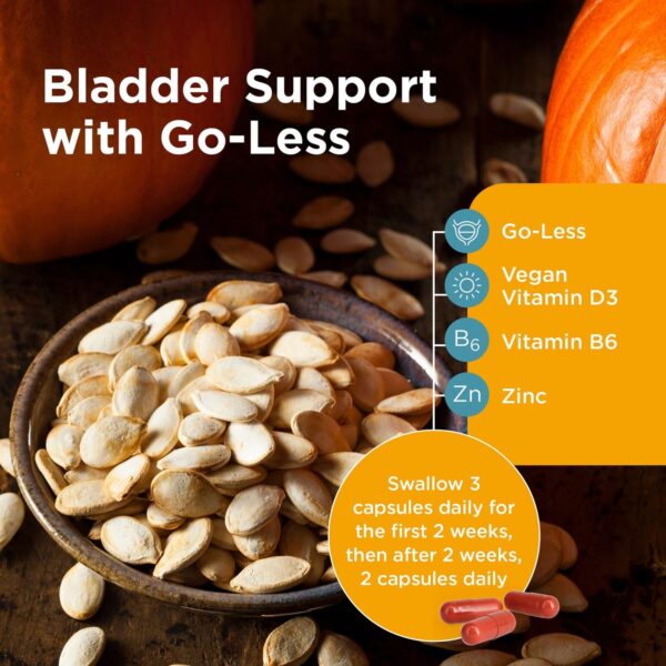 Healthspan Vitamins & Supplements Bladder Support with Go-Less® Capsules x 60 — изображение 5