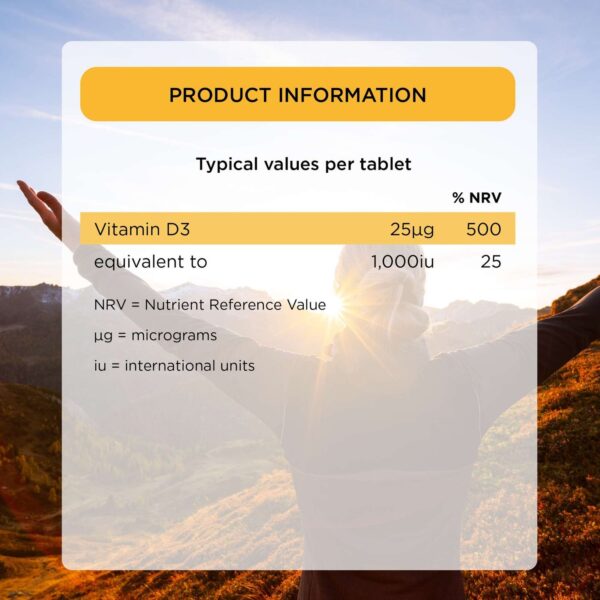 Healthspan Vitamin D Super Strength Vitamin D3 Tablets x 240 — изображение 4