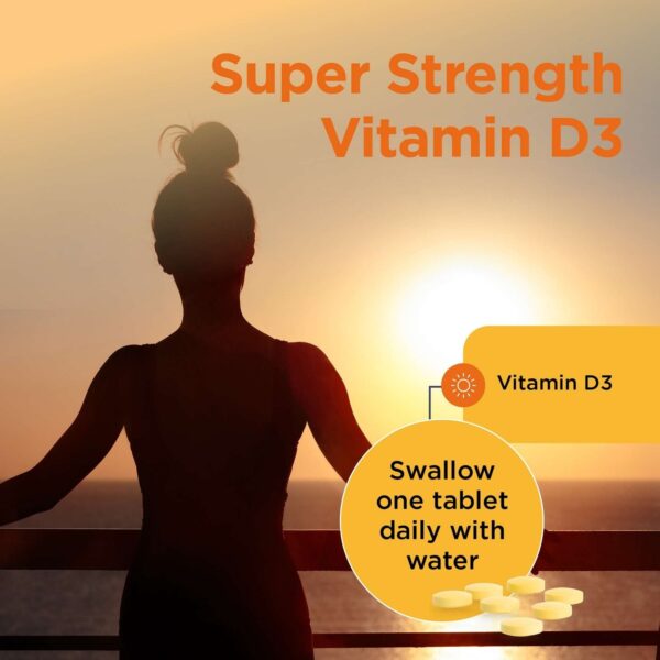 Healthspan Vitamin D Super Strength Vitamin D3 Tablets x 240 — изображение 5