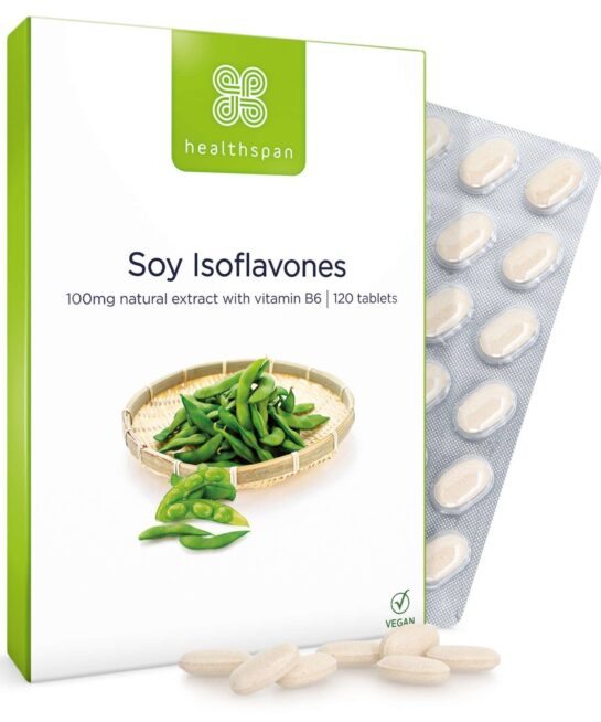 Healthspan Vitamins & Supplements Soy Isoflavones Tablets x 120
