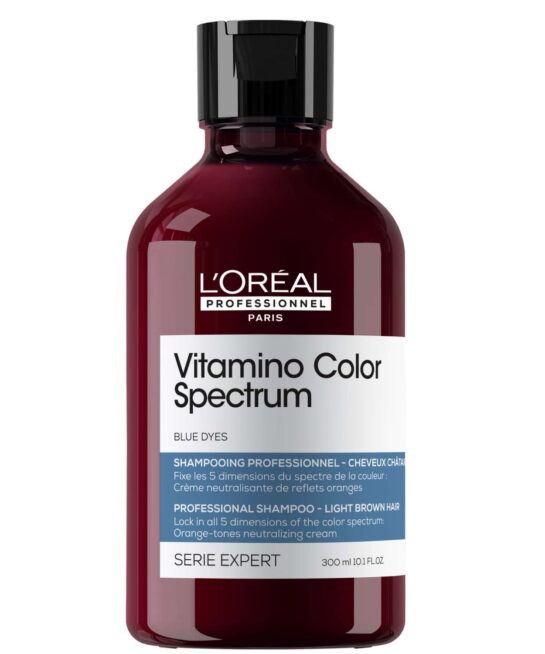 L'Oréal Professionnel Vitamino Color Spectrum Blue Tinted Shampoo for Light Brown Coloured Hair 300ml