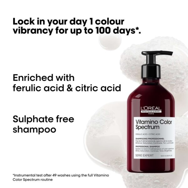L'Oréal Professionnel Vitamino Color Spectrum Shampoo for Coloured Hair 500ml — изображение 3