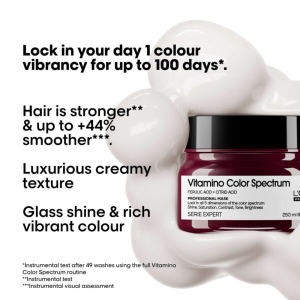 L'Oréal Professionnel Vitamino Color Spectrum Hair Mask for Coloured Hair 250ml — изображение 4