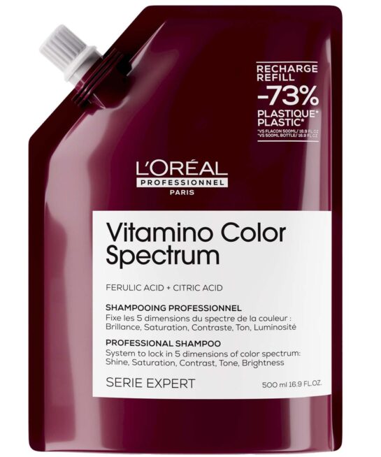 L'Oréal Professionnel Vitamino Color Spectrum Shampoo Refill Pack for Coloured Hair 500ml