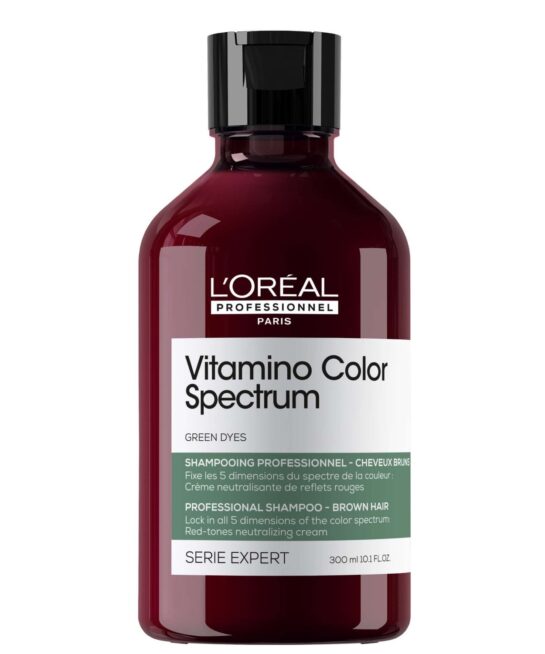 L'Oréal Professionnel Vitamino Color Spectrum Green Tinted Shampoo for Dark Brown Coloured Hair 300ml