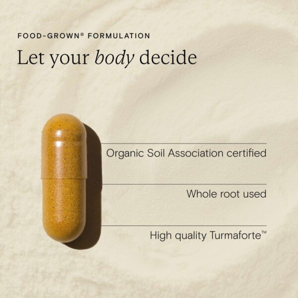 Wild Nutrition Supplements Food-Grown® Organic Turmaforte™ Turmeric Capsules x 60 — изображение 6