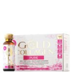Gold Collagen Liquid Supplement Pure Skin, Hair & Nail Health Liquid Supplement For 25+ 10 x 50ml