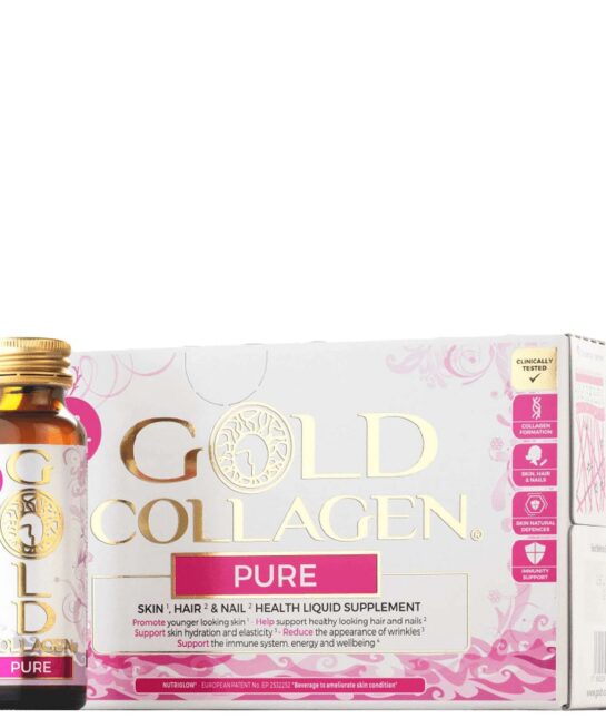 Gold Collagen Liquid Supplement Pure Skin, Hair & Nail Health Liquid Supplement For 25+ 10 x 50ml
