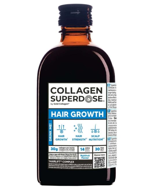Gold Collagen Liquid Supplement Collagen Superdose Hair Growth Liquid Supplement 300ml
