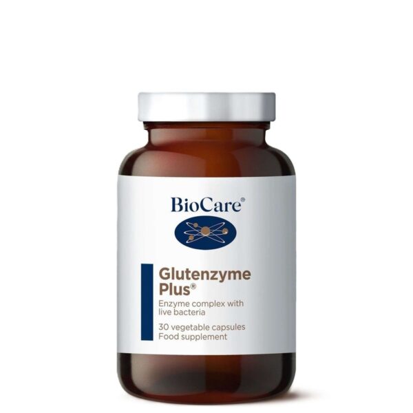 BioCare Digestion Supplements Glutenzyme Plus x 30 Capsules