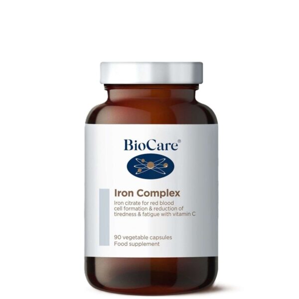 BioCare Energy Supplements Iron Complex x 90 Capsules